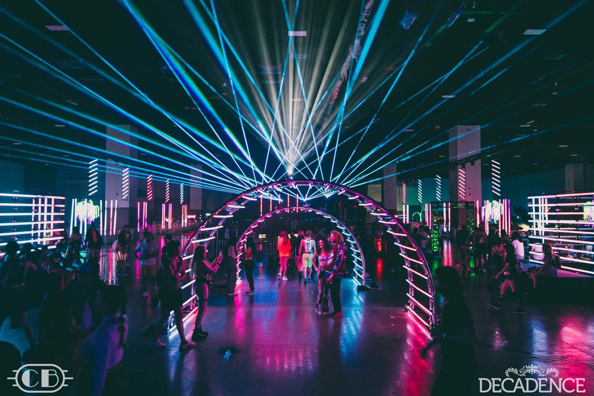 Silent Disco and Art Installations, Decadence  2022