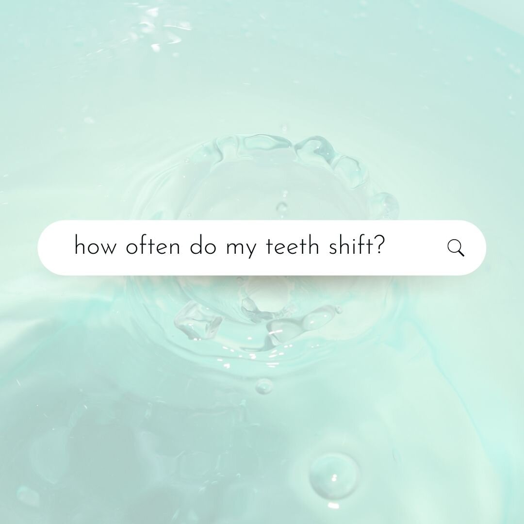 The truth is, all the time! Anyone who has had braces or Invisalign has seen how quickly this can happen.

So what can you do about it? Wear your retainer regularly, even if you are finished with treatment. 

For those who haven't had aligners, take 
