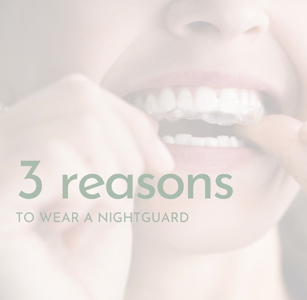 Let us know if you think you may be experiencing neck aches and headaches due to teeth grinding. 

We can advise you on whether a night guard is something you would benefit from.

Give us a call to schedule an appointment or let us know on your next 