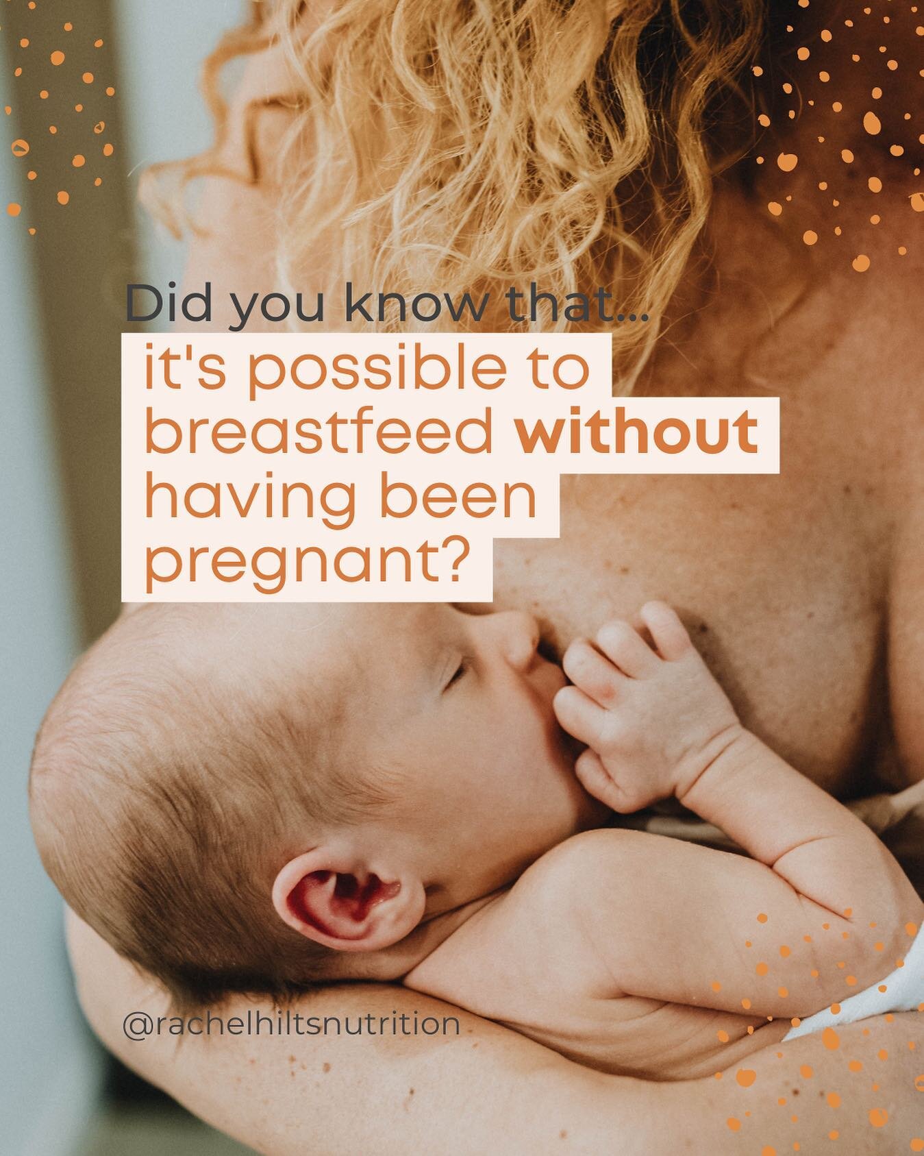 ✨INDUCED LACTATION ✨

One of my favourite facts about the human body is the ability to induce lactation, even if pregnancy has never occurred. This blew my mind when I first learned about it back in school! 

Did you know this??

With that in mind, 