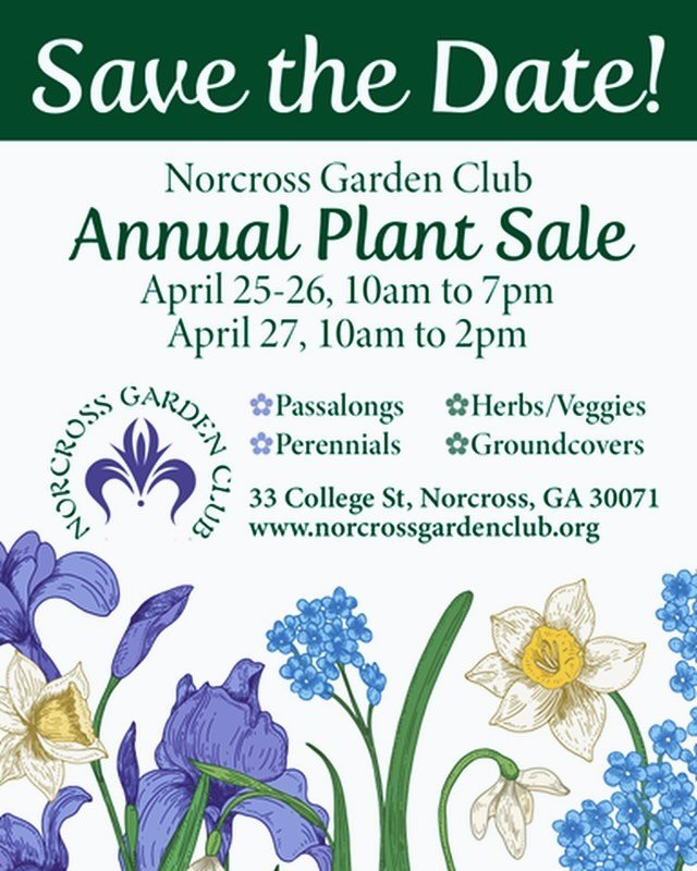 Garden Club Plant sale this weekend!  Don&rsquo;t miss it!