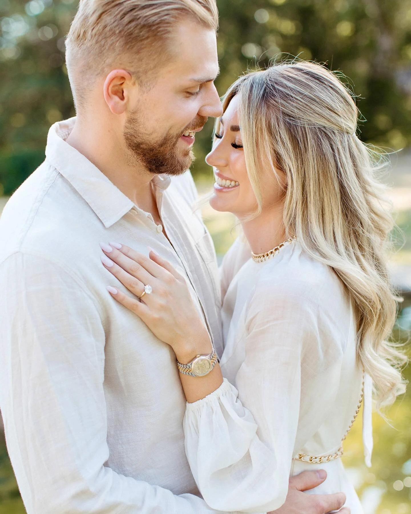 He may have won back to back Stanley Cups for Tampa Bay Lightning, but the rock he gave his gal is the real win⚡️ Congrats @erikcernak &amp; Carly!