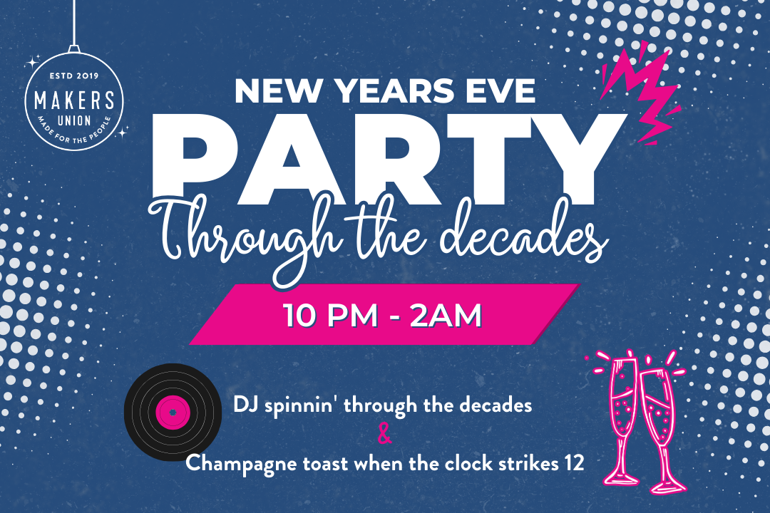 New Years Eve Decades Party