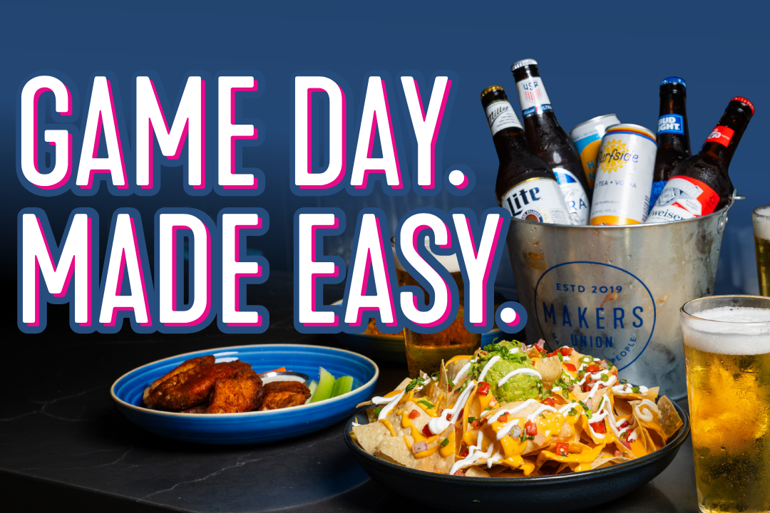 GAME DAY. MADE EASY.🏈