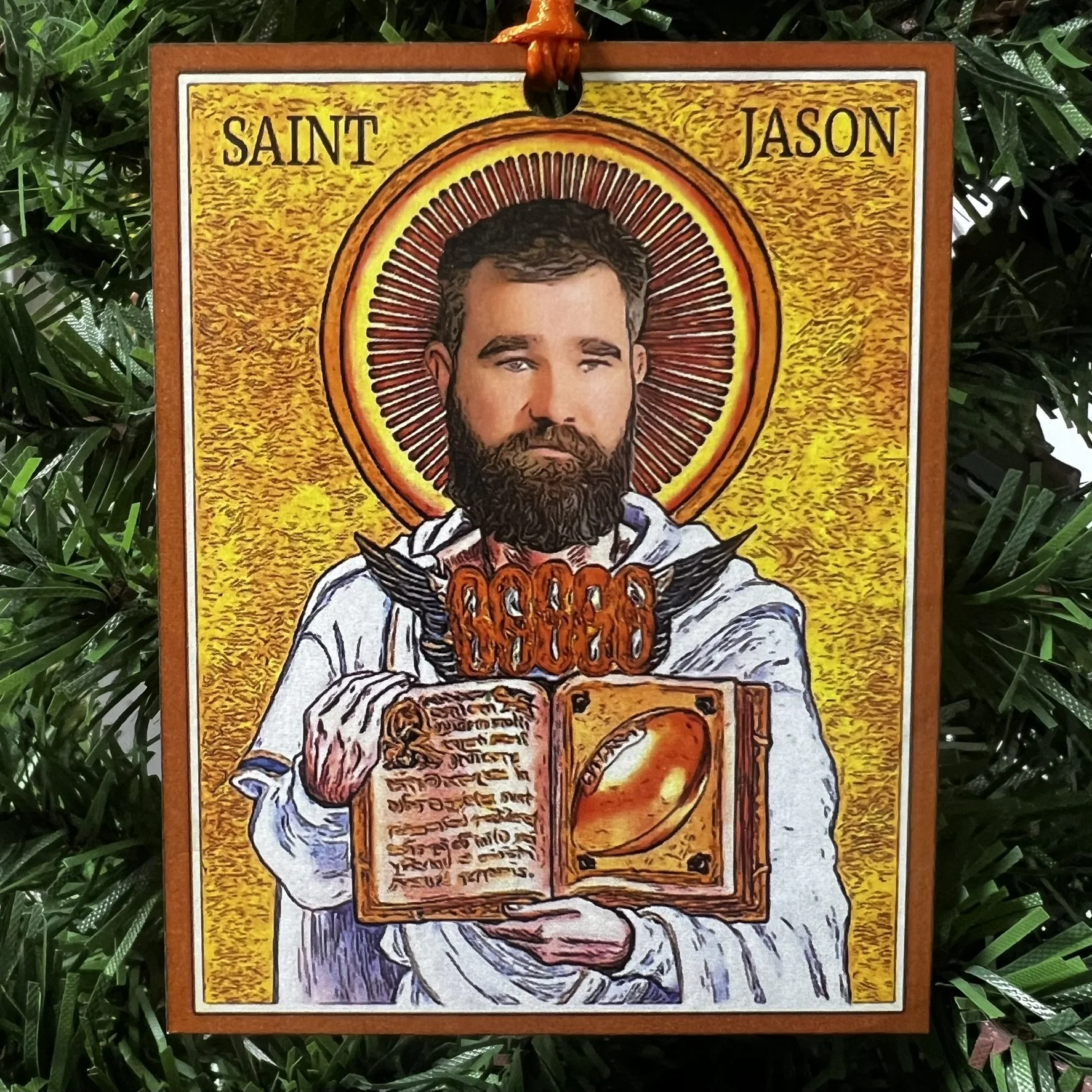 Saint Jason Kelce Jawnament Ornament