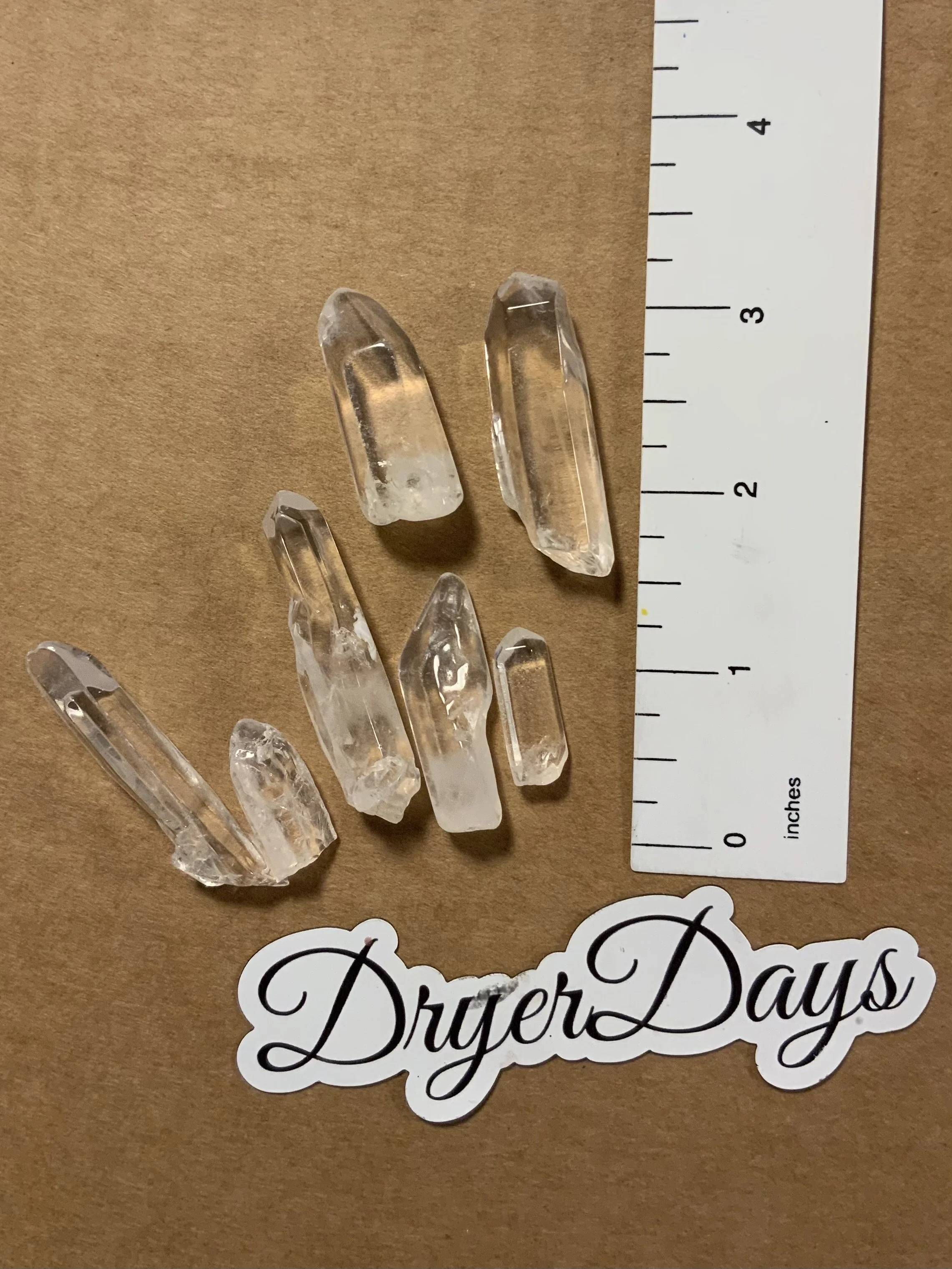 Extra Large Quartz Points — Dryer Days