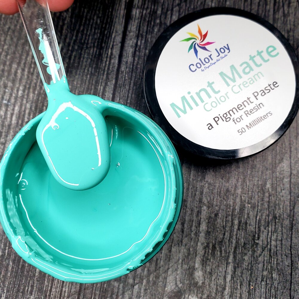 Mint Matte Color Cream Pigment Paste — Dryer Days