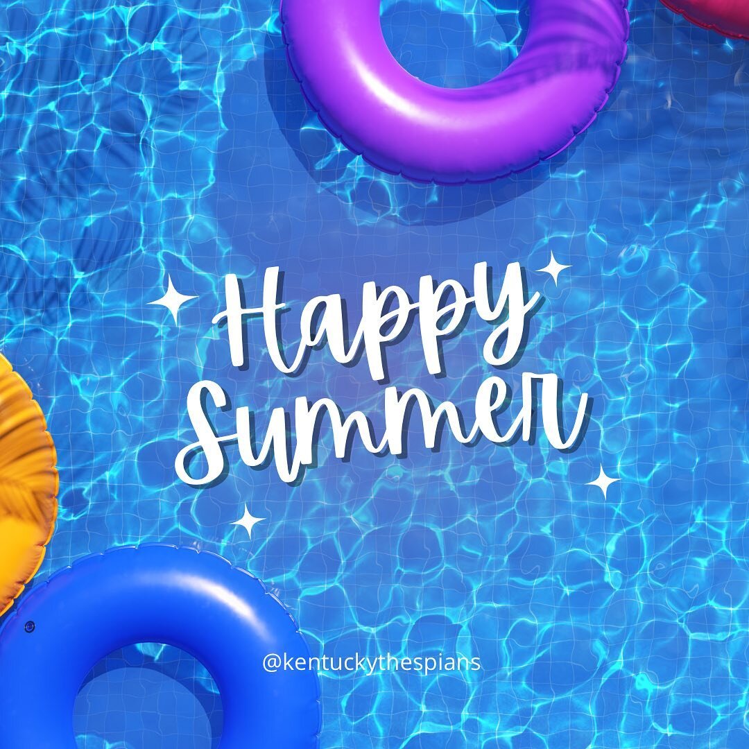 HAPPY SUMMER from your STOs! What are you doing in Theatre this summer; participating in a showing, volunteering in a theatre, or viewing a production ? 

We want to hear it so share this post to your story and show us or comment down below !!