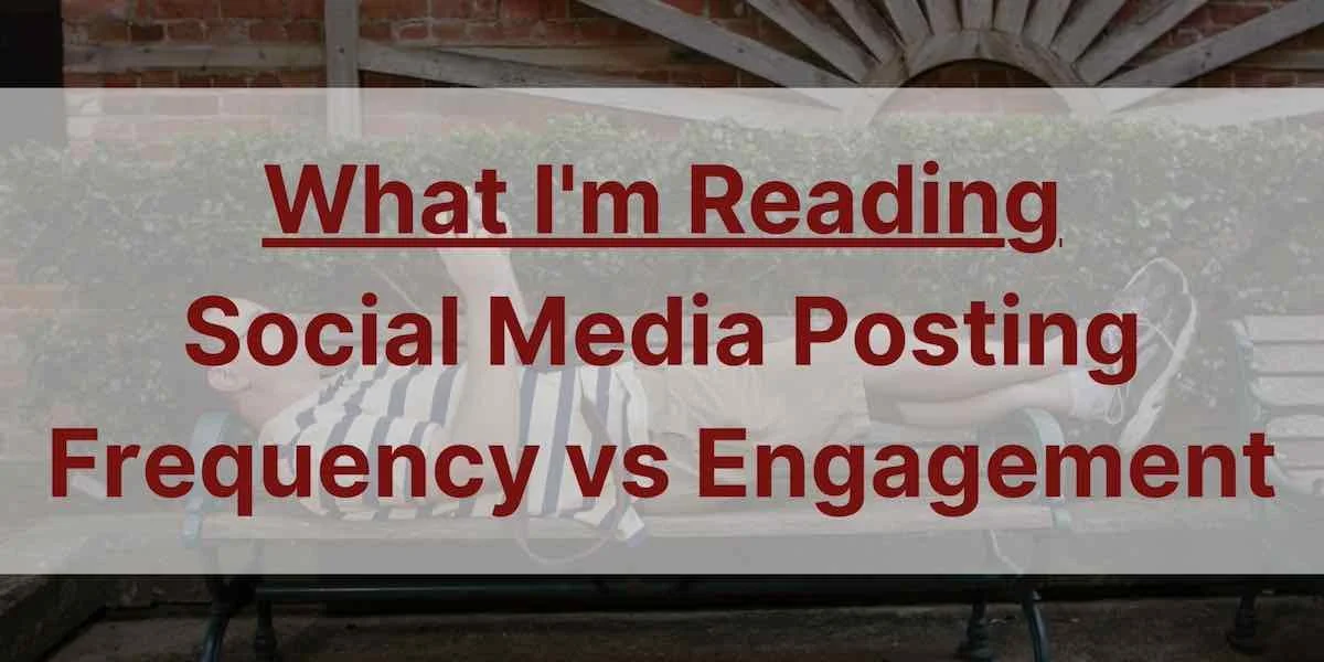 Social Media Posting Frequency vs Engagement
