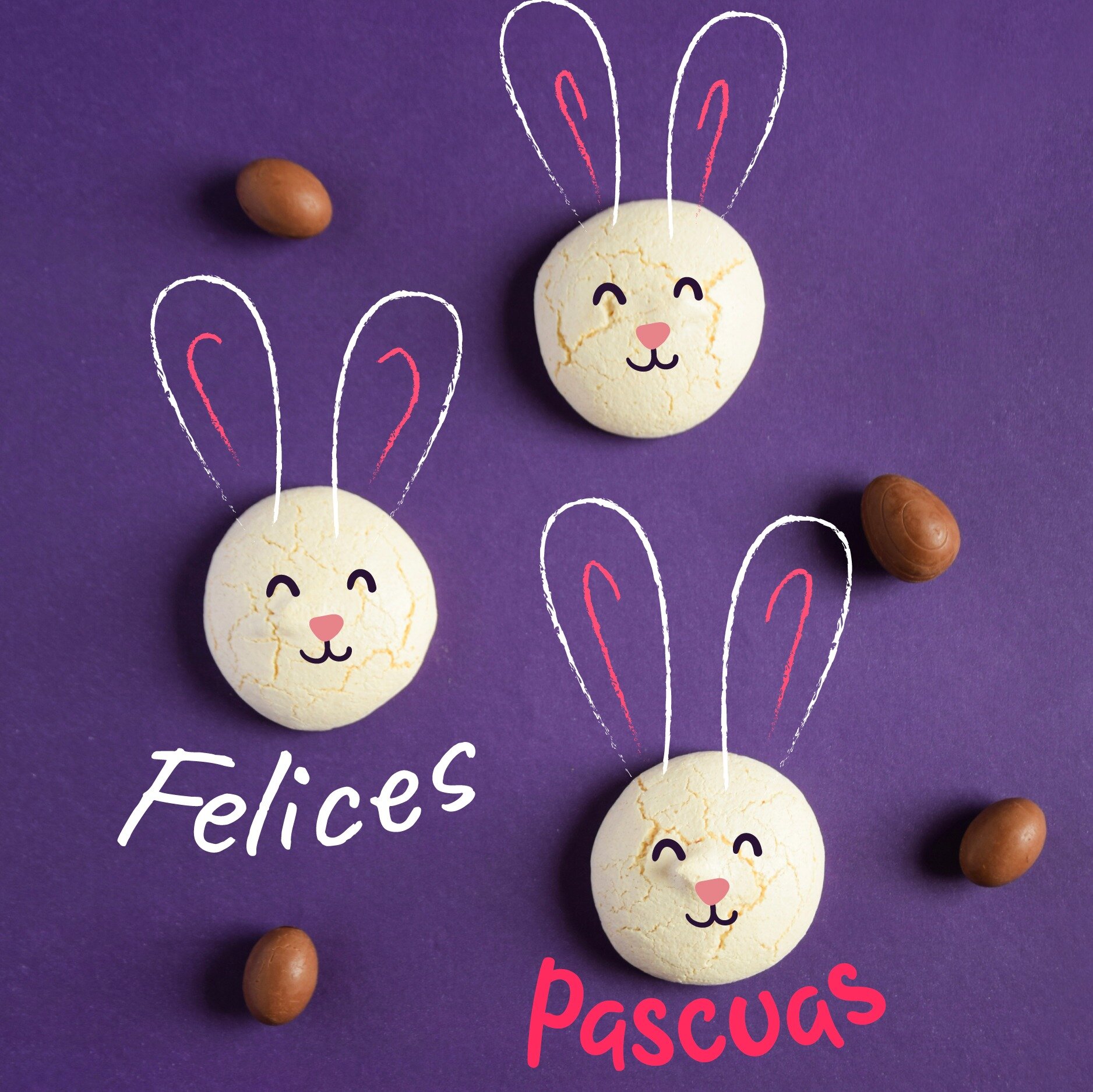 Felices pascuas a todos nuestros seguidores fan&aacute;ticos de los merengues!
.
.
.
.
.
.
.
#merengues #merenguitos #pascuas #dulcespascuas #felicespascuas #pascuas2024 #chocolate #pascuas🐰