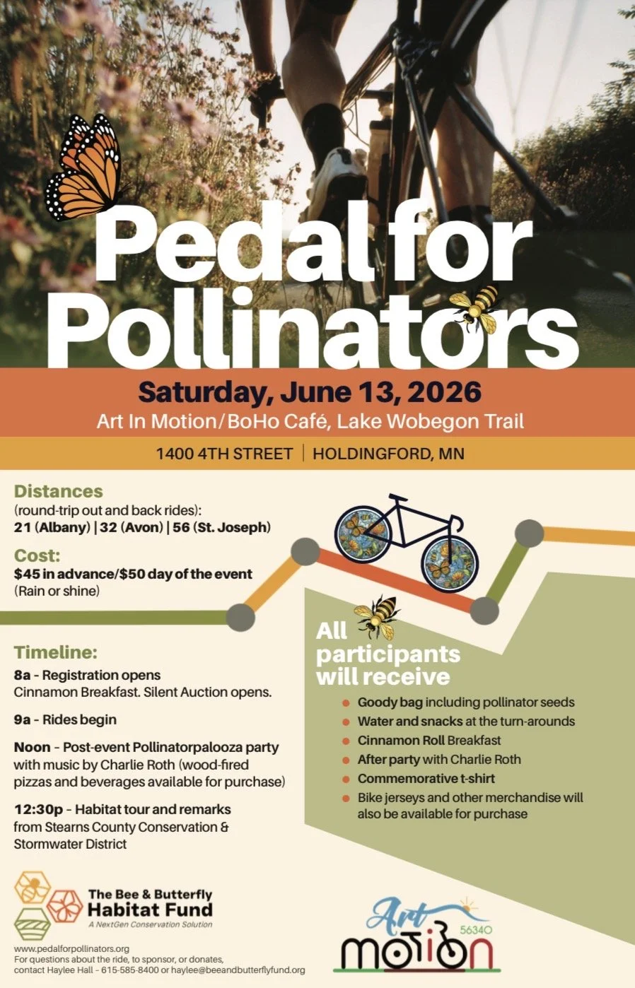 Pedals for Pollinators