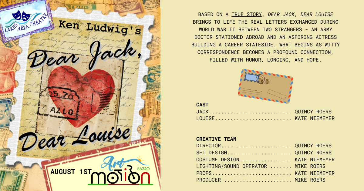 Lakes Area Theaters presents "Love Letters"