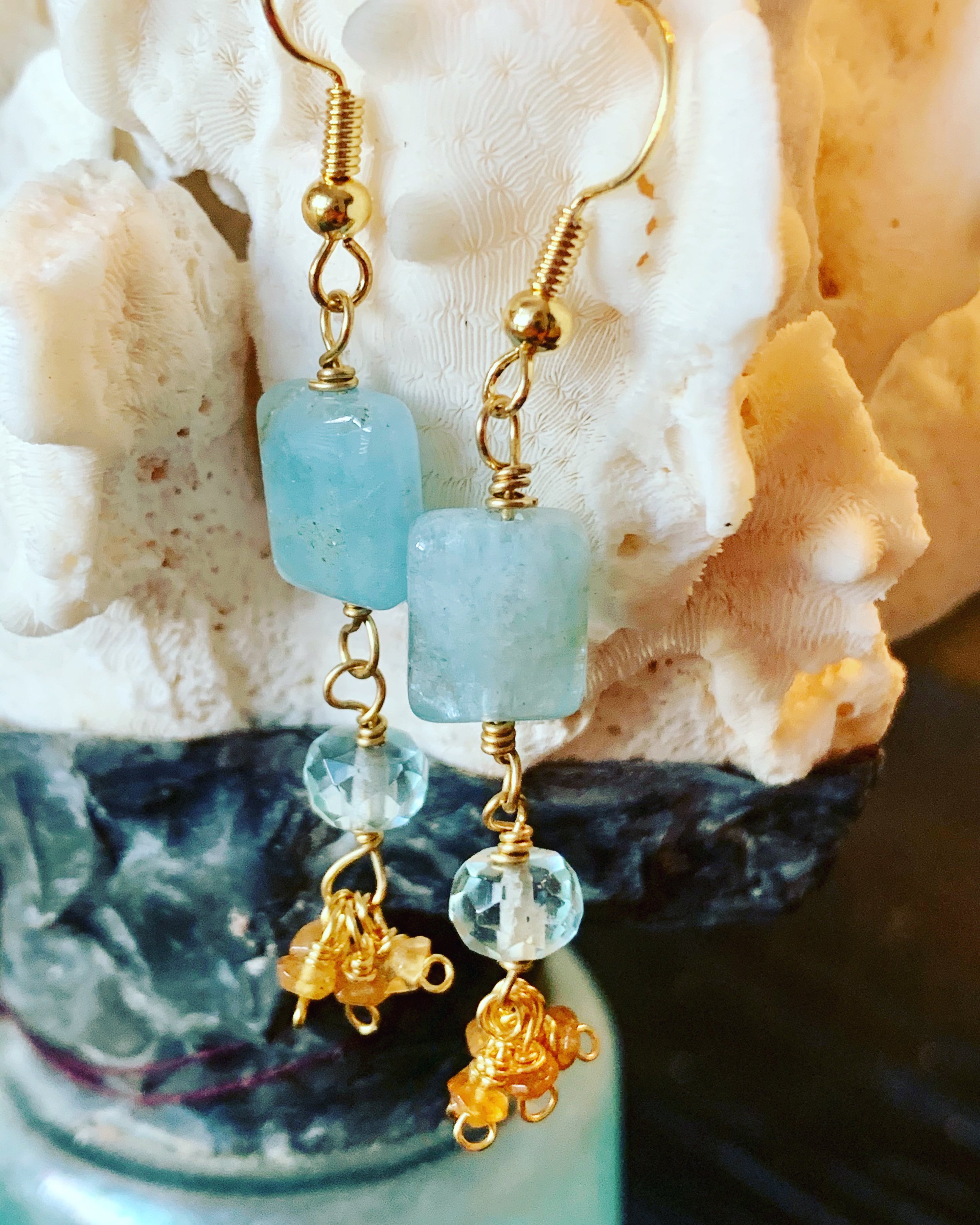 Marie &amp; Oakley Sun &amp; Sea Earrings
