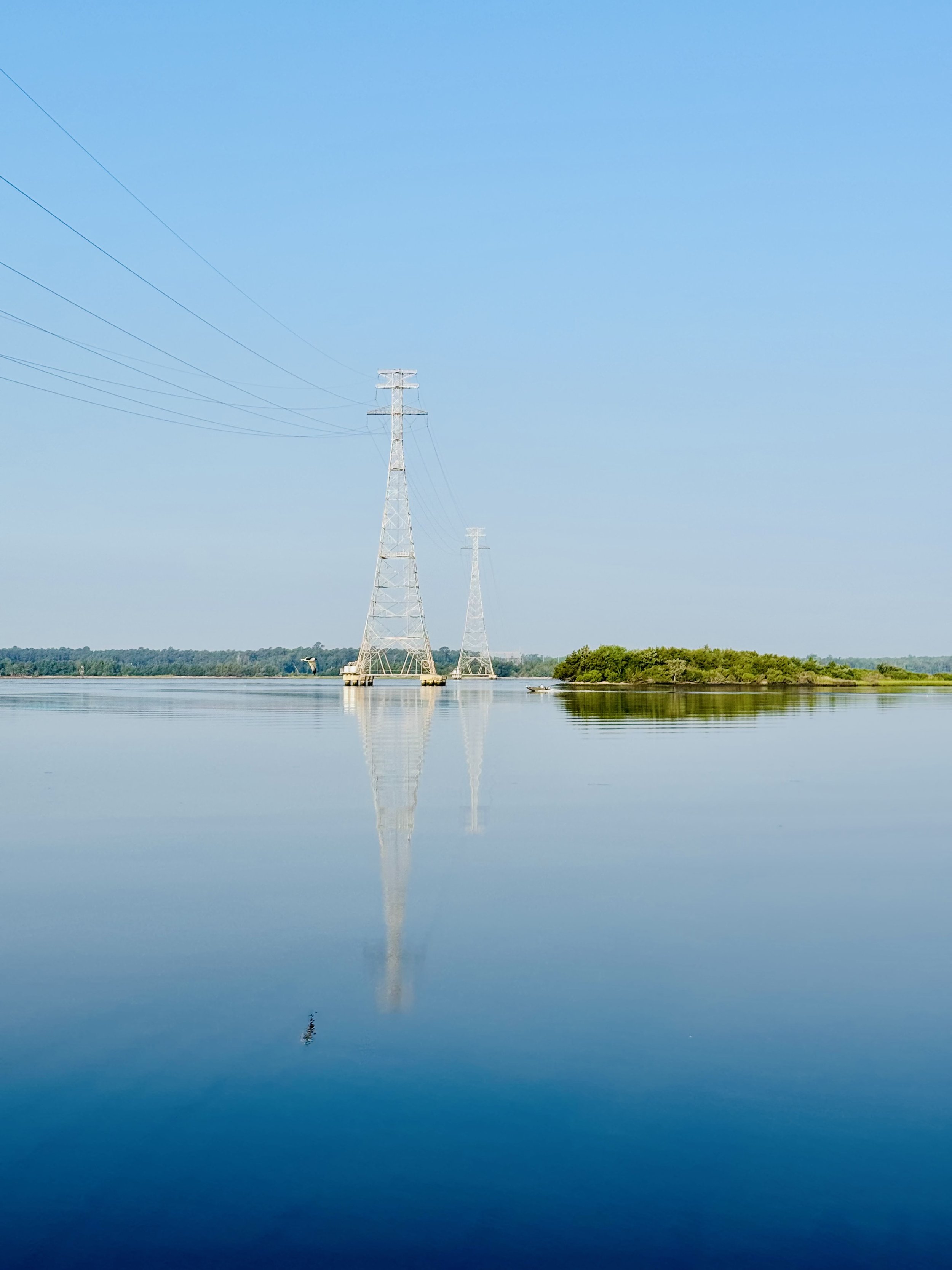 Cape Fear River Electricity Tower, Wilmington, North Carolina