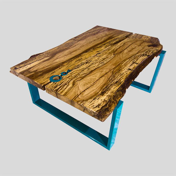 Split Tail Turquoise - coffee table