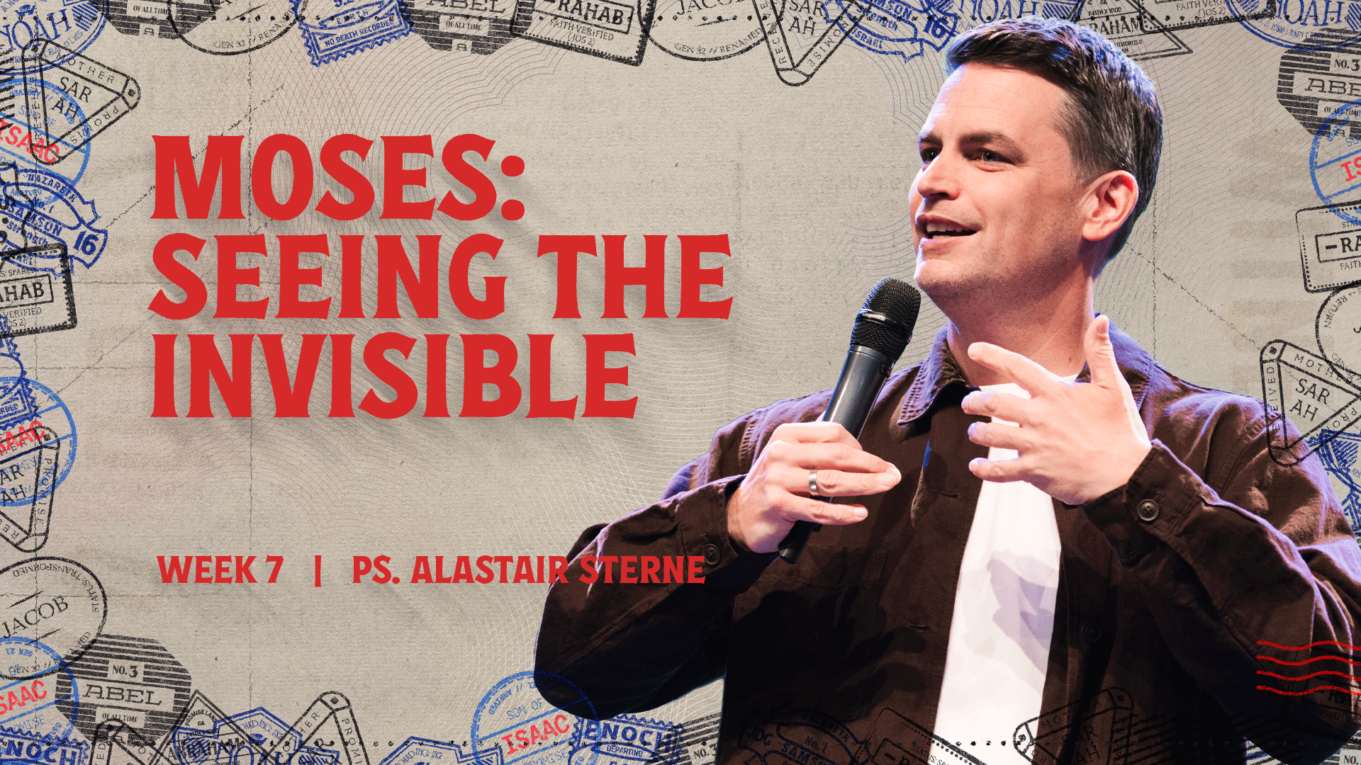 Moses: Seeing the Invisible | Cloud of Witnesses | Ps Alastair Sterne