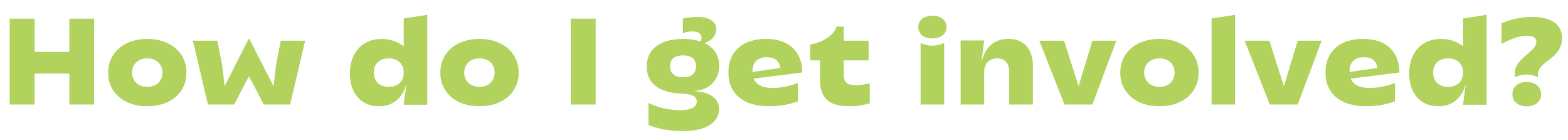 How do I get involved?