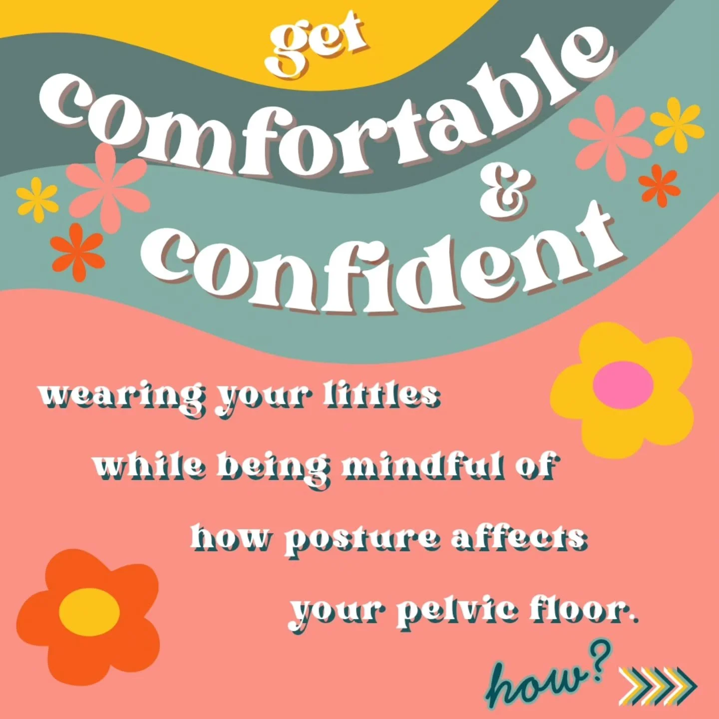 😵&zwj;💫 Does babywearing seem complicated? Feeling like something isn't quite right when carrying your babe, but aren't sure what?

Join us on Saturday, August 16th from 10am - 12pm for a relaxed session focused on babywearing and pelvic floor supp