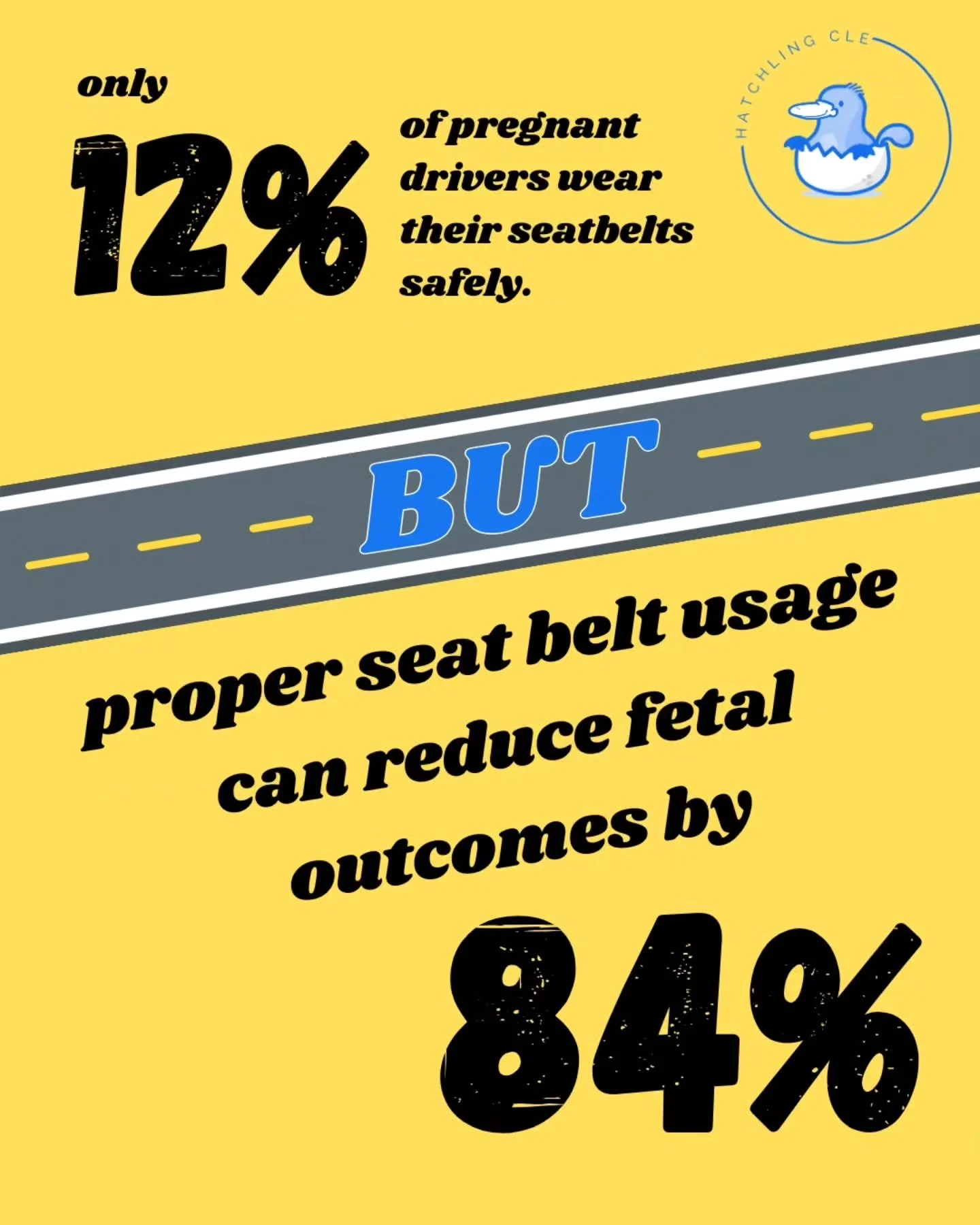 I didn't really know how to give guidance on this begore, but learned a lot from the Hudson Center for Prenatal Vehicle Safety's training!

🚙 Hatchling CLE will now be offering prenatal seatbelt checks in addition to pre- and postnatal carseat educa