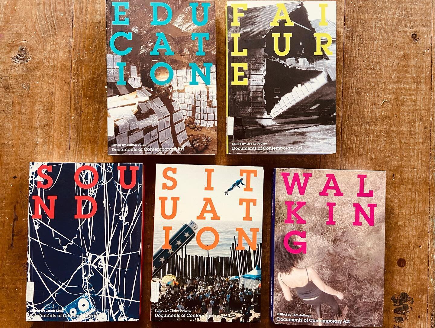I have always enjoyed the Whitechapel Gallery series published by MIT Press and called Documents of Contemporary Art, some of which are on my library shelves.

Having a piece of my writing included in the 2024 issue called Walking and edited by Tom J