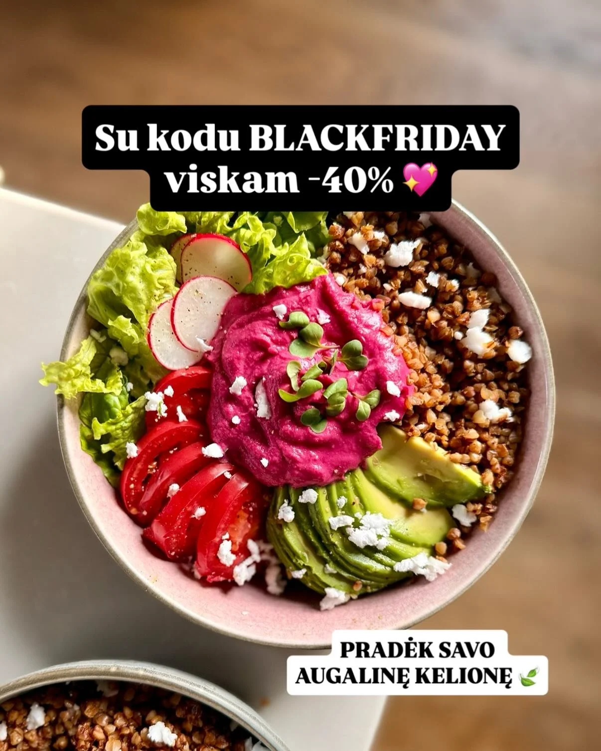 Ir mes &scaron;iemet prisijungiame prie Black Friday! 🖤
Net 40% nuolaida viskam: kursams, prenumeratai ir dovanų kuponui.
Jei vis kirbėjo noras i&scaron;bandyti, bet neryžote - dabar pats metas! ✨
Pirkdami įveskite kodą BLACK40 ir mėgaukitės nauju į