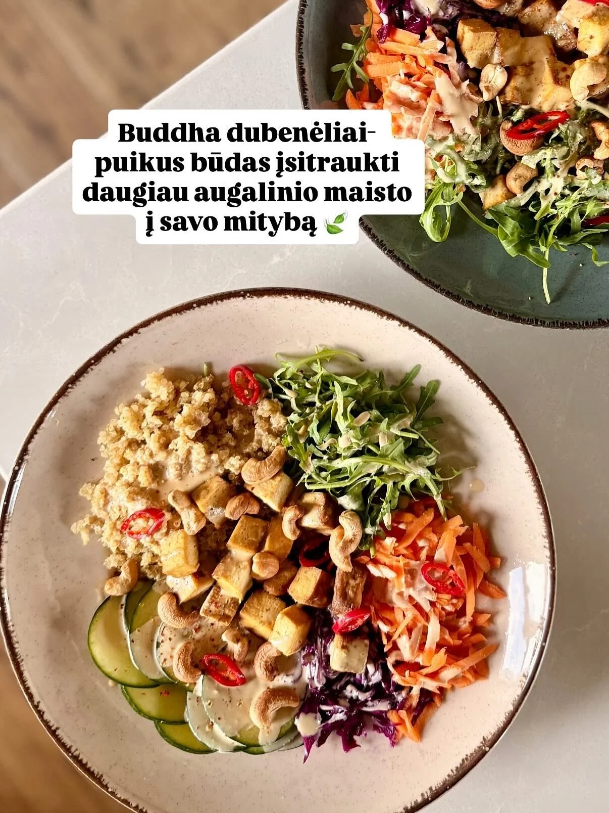 Buddha dubenėliai - puikus būdas įsitraukti daugiau subalansuoto augalinio maisto ir spalvų į savo mitybą 🩷💛💚
