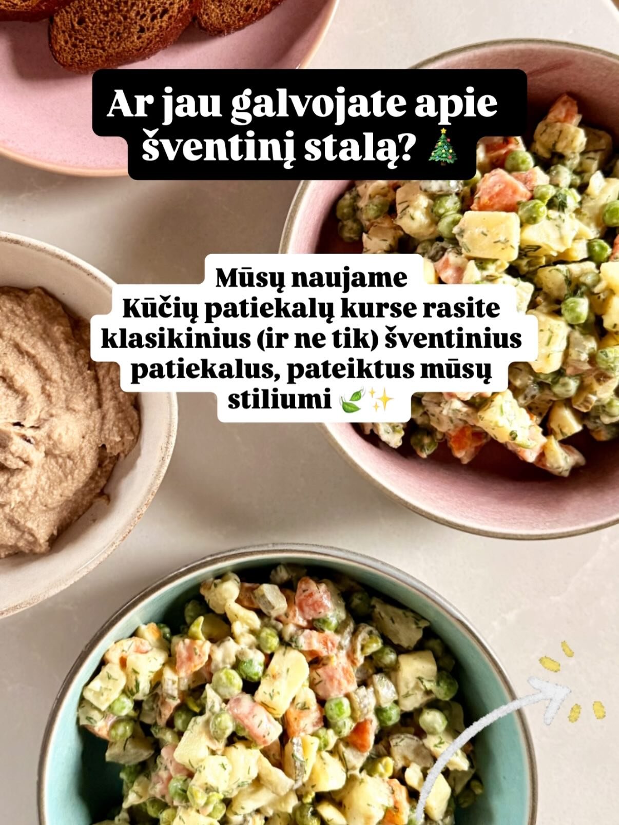 Pasiruo&scaron;kite Kūčių stalą pagal mūsų receptus ✨
Kurse rasite ai&scaron;kų pasiruo&scaron;imo planą dienai prie&scaron; &scaron;ventes ir pačiai Kūčių dienai &ndash; kad ant stalo netrūktų skanaus maisto, o galvoje būtų mažiau streso.