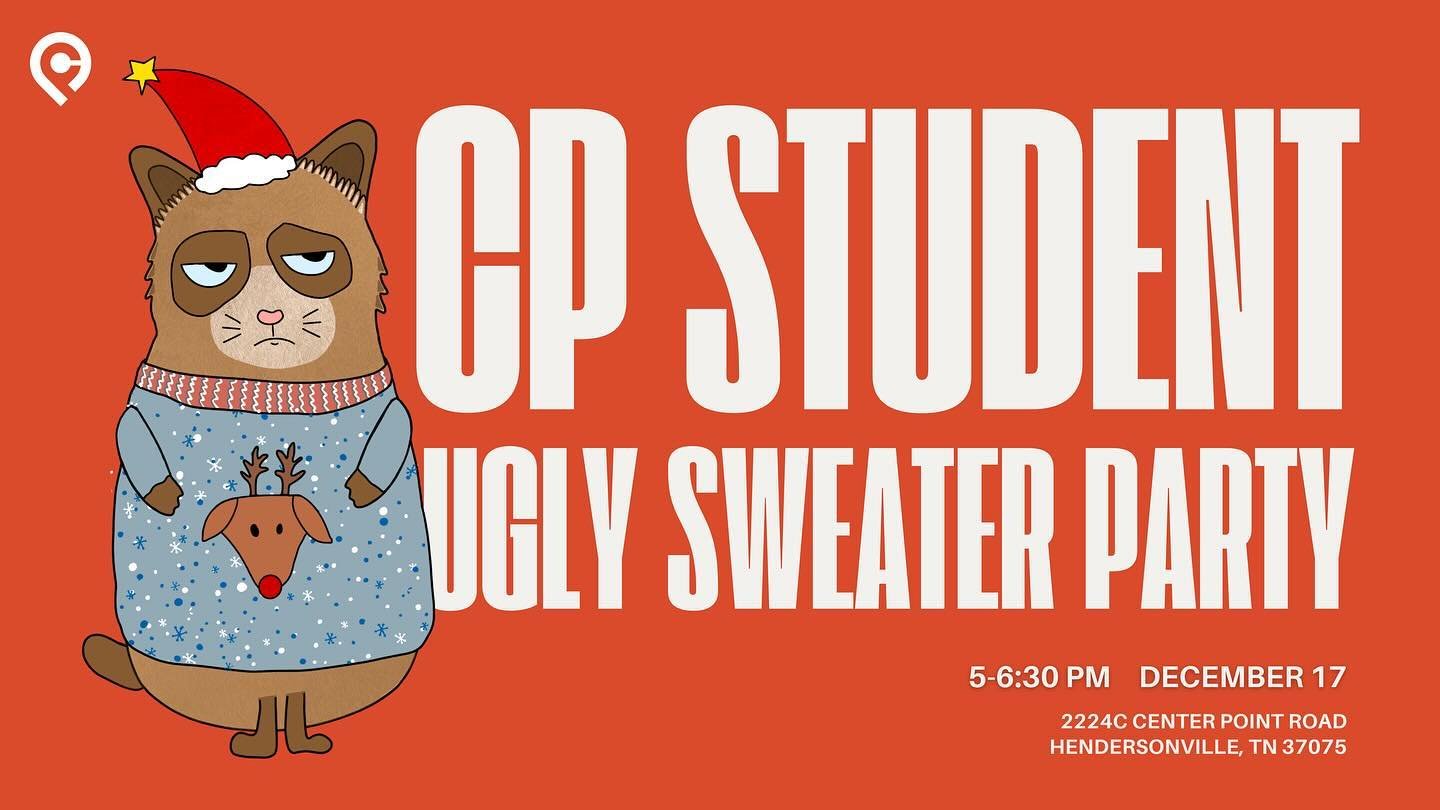Join us this SUNDAY the 17th for our Ugly Christmas Sweater party!!! Invite your friends!