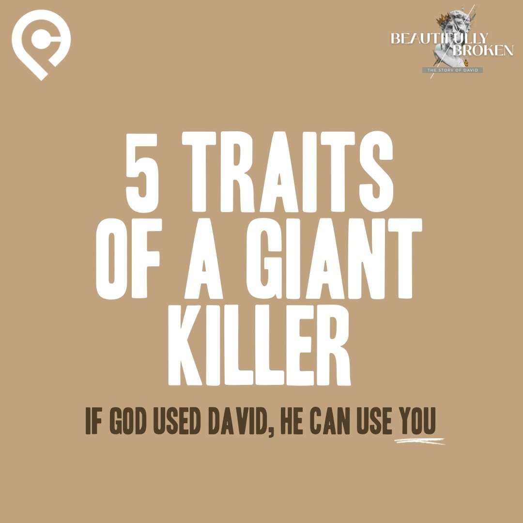 This is how giants fall. 

SHARE with someone facing their own Goliath, and SAVE for the next time you run into a giant in your life.