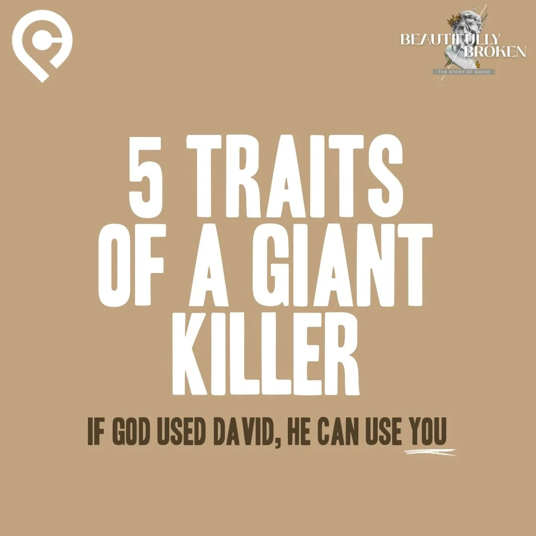 This is how giants fall. 

SHARE with someone facing their own Goliath, and SAVE for the next time you run into a giant in your life.