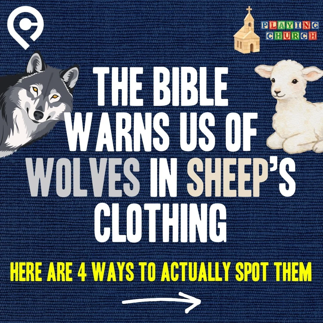 Do any of these sound familiar? 🚩

If so, we&rsquo;ve got work to do. The church is built on community, and the goal of a wolf is to tear it apart at any cost. Countless people have left church for good because of these actions from others. 

Want t