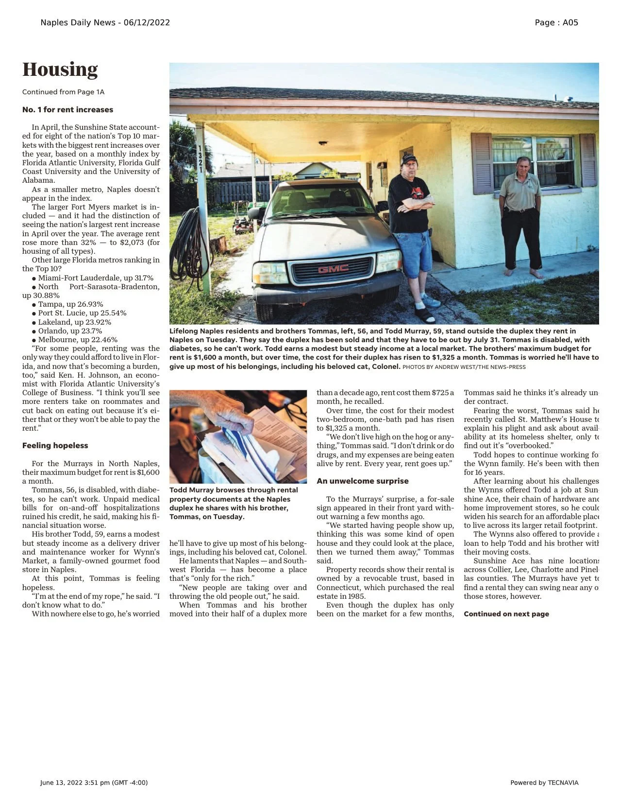 Workers getting priced out as soaring rents take heavy toll in Southwest  Florida - Immokalee Fair Housing Alliance, image size:1275x1650