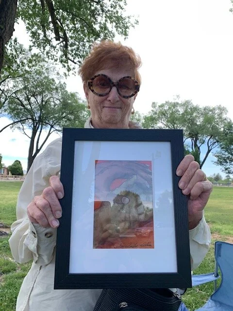 Abby and Hands Painting and Poem.jpg