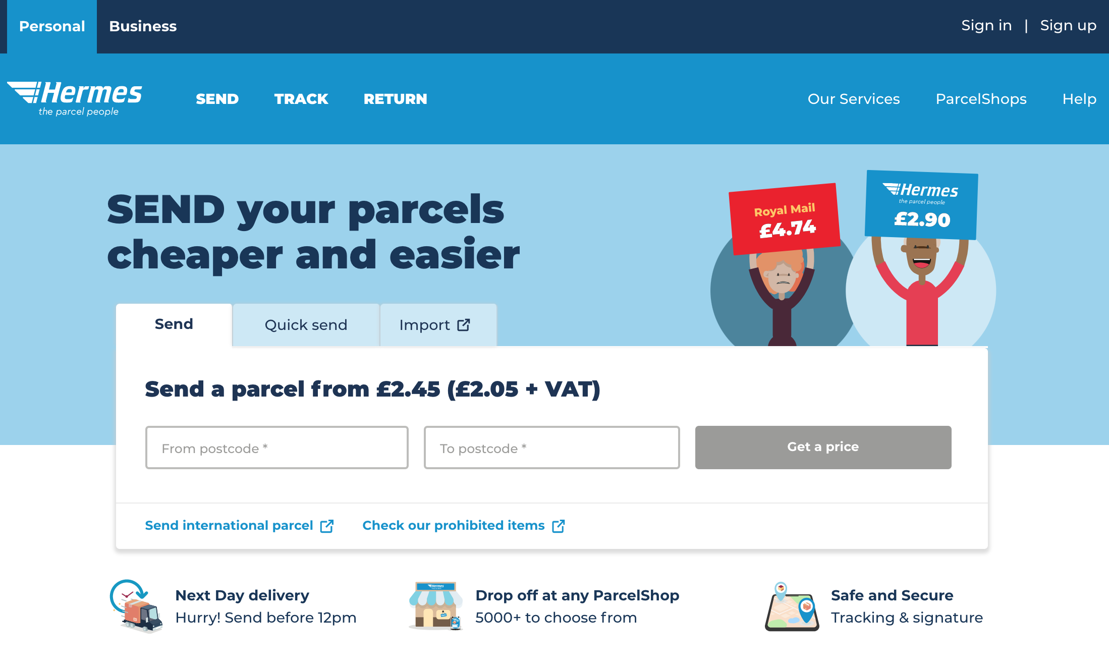 Consumer Focused Send Product