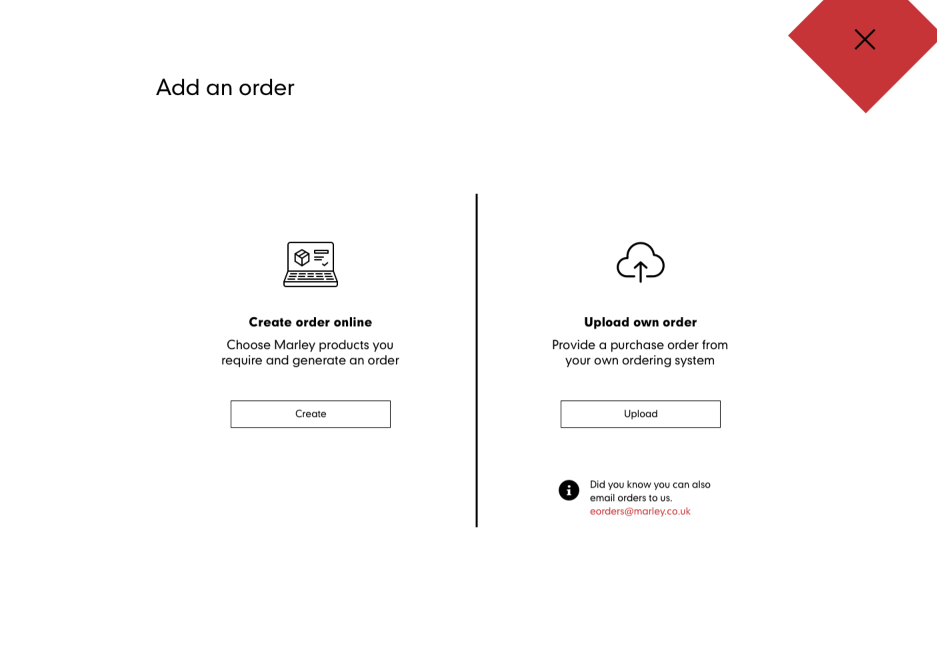 Creating an Order