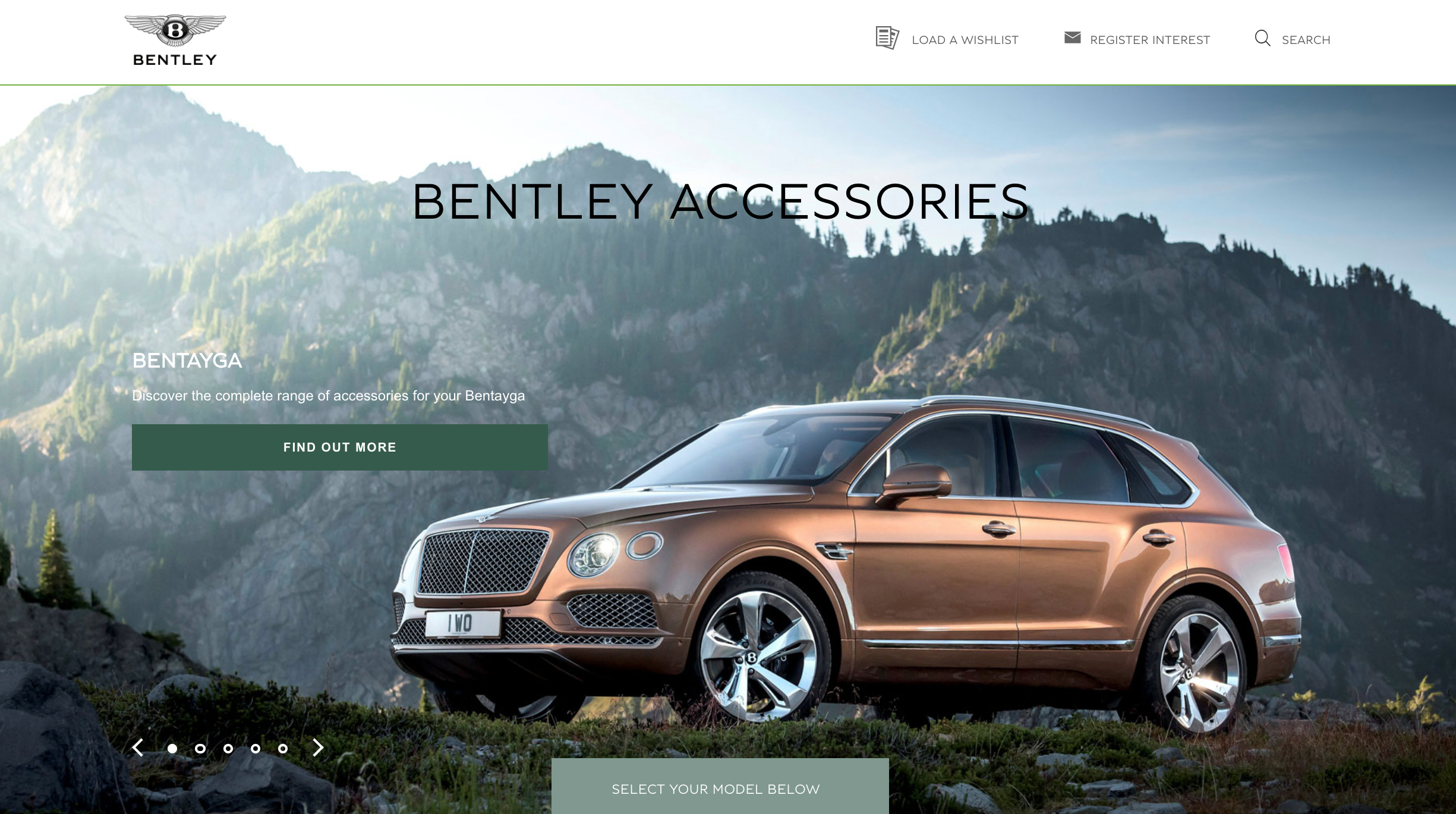 Accessories Homepage
