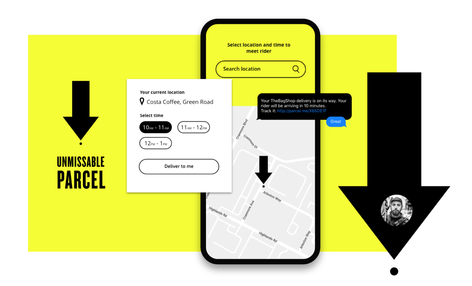 Parcel delivery on your terms.