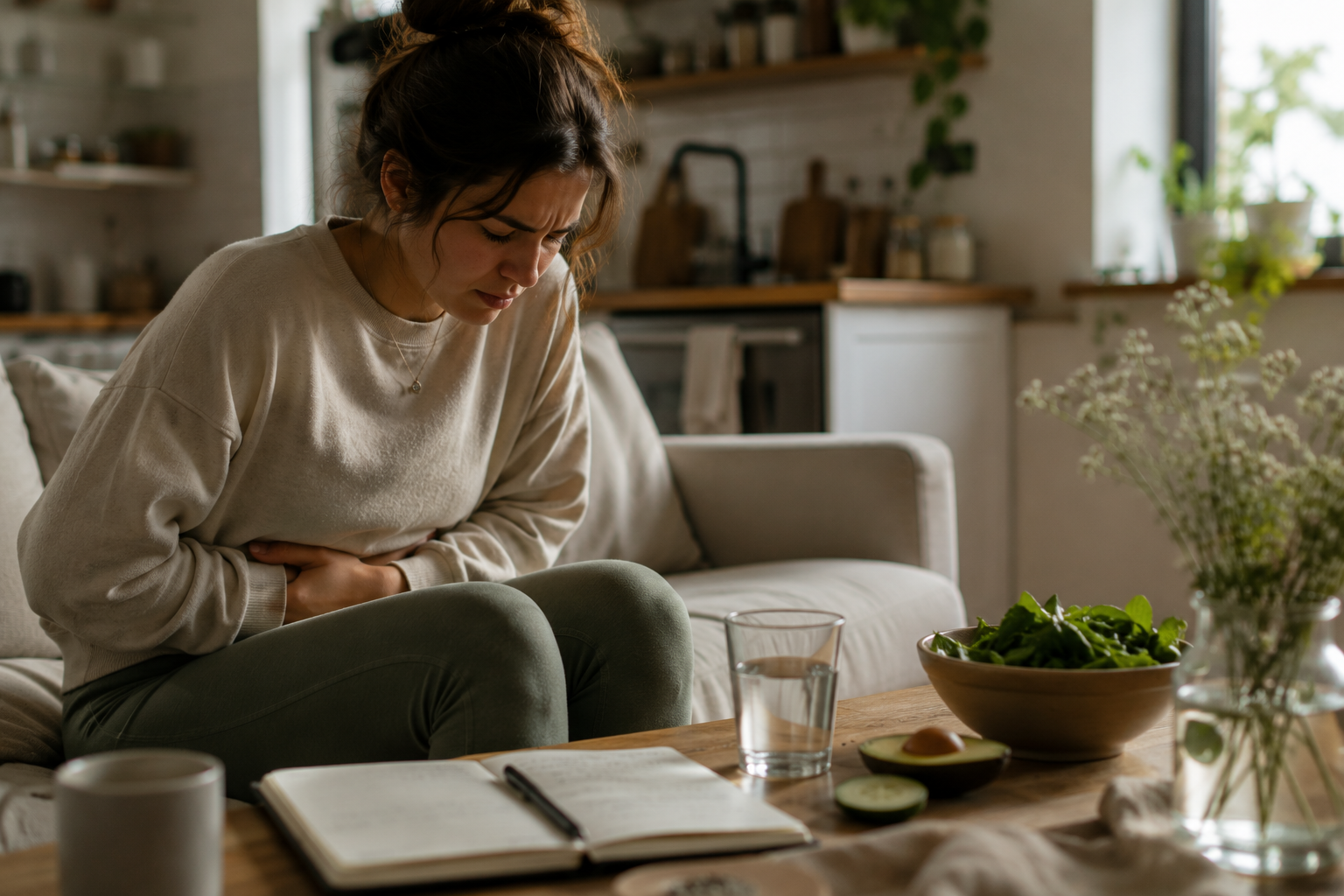 Why do healthy foods hurt my stomach?
