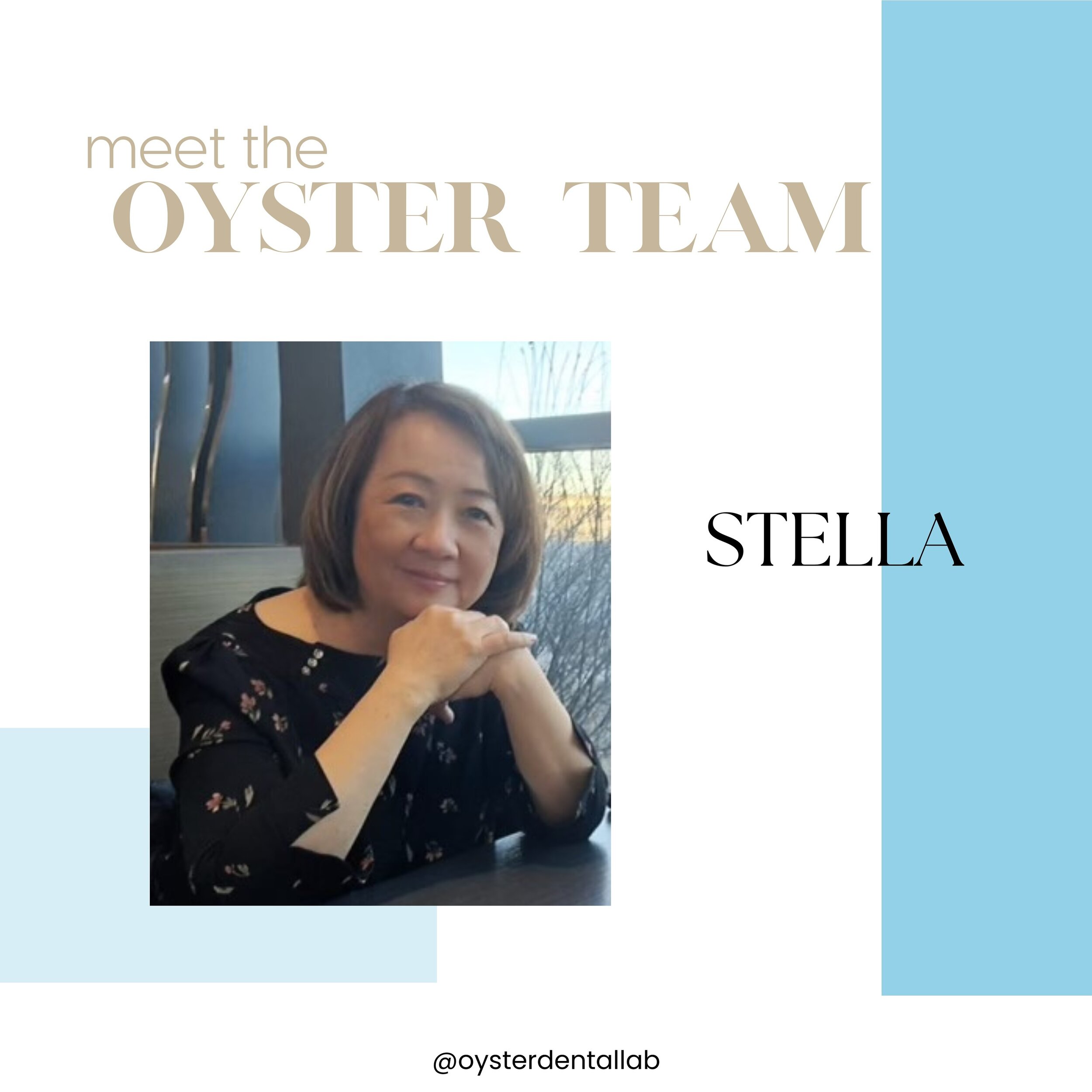 MEET STELLA🦷✨

Stella is the head of our removable prosthodontics department and is an expert in her field. She has been a valued member of our team for many years!