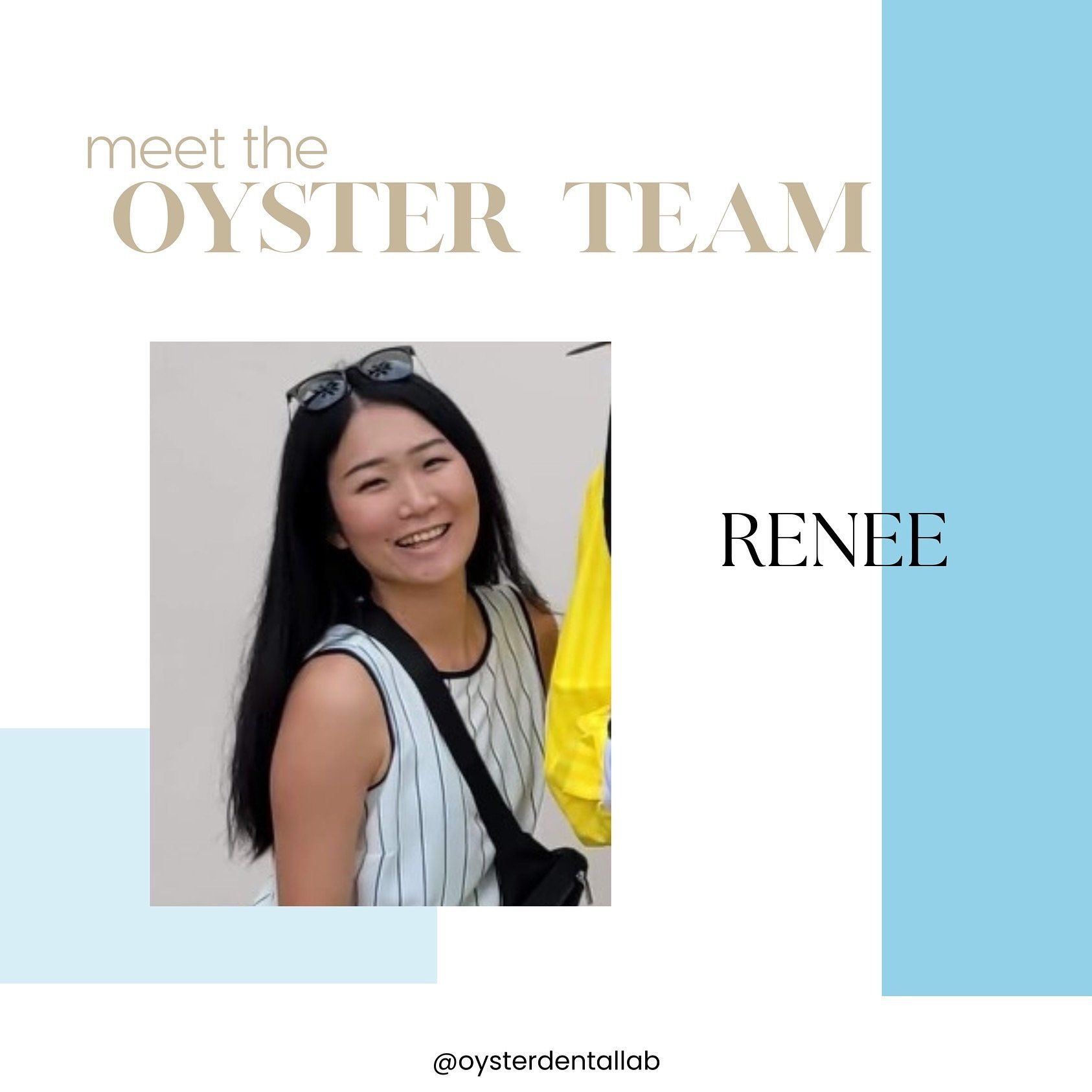 MEET RENEE🦷✨ 

Renee is a part of our dentures department and is such an important part of our operations in the model room! She has been with Oyster for about 2 years now and is working alongside Stella and Elizabeth.