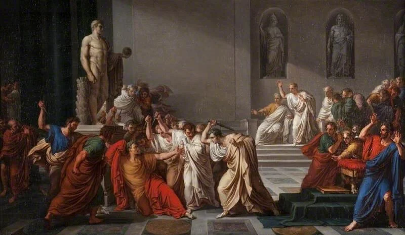 The Death of Julius Caesar - &nbsp;Vincenzo Camuccini (1771–1844)