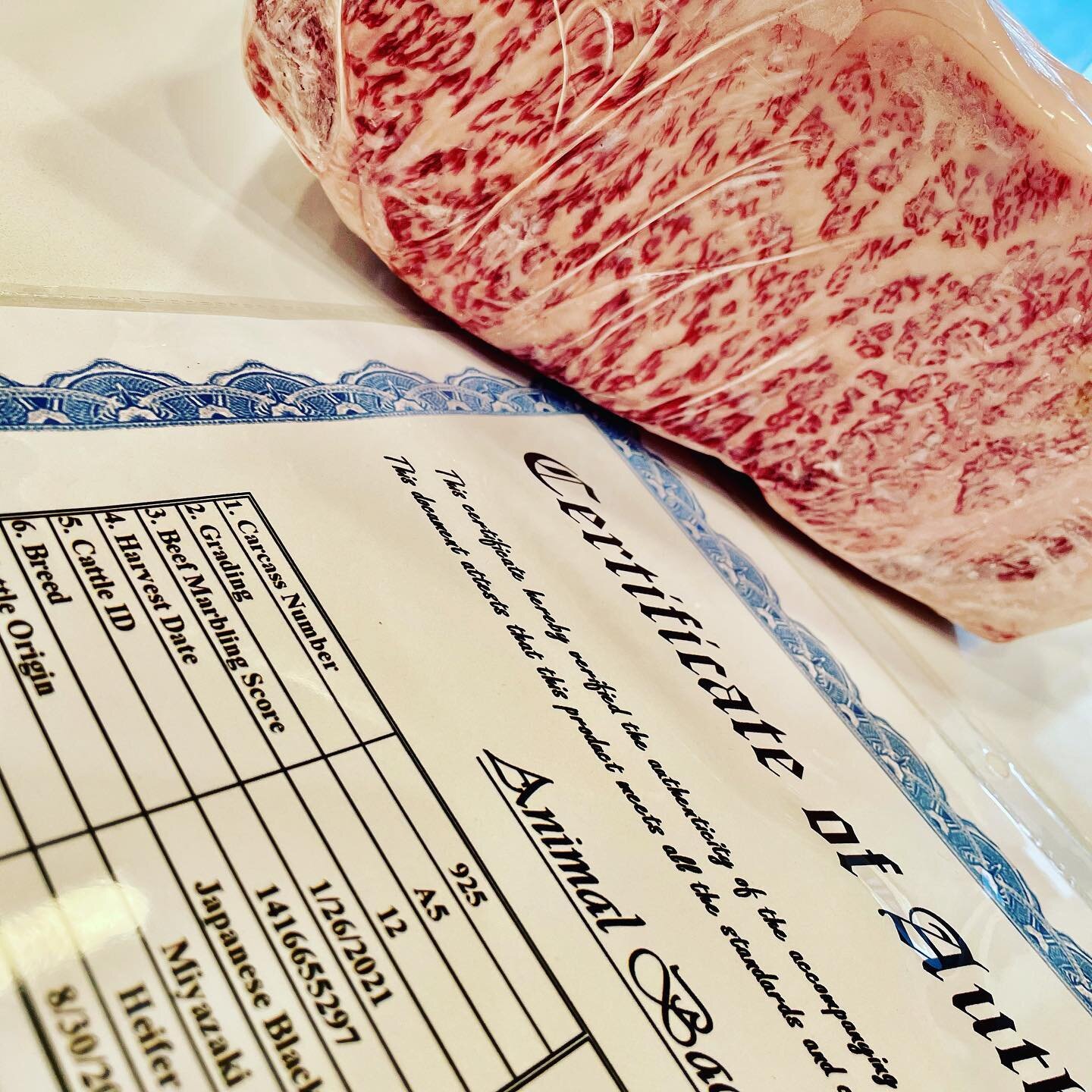 Do you seek the best of the best when it comes to beef? Then mark your calendar for tomorrow. We open at 10am and have highly sought after A5 Japanese Wagyu available for a short time.

Also, feel free to DM us if you&rsquo;d like to purchase in adva