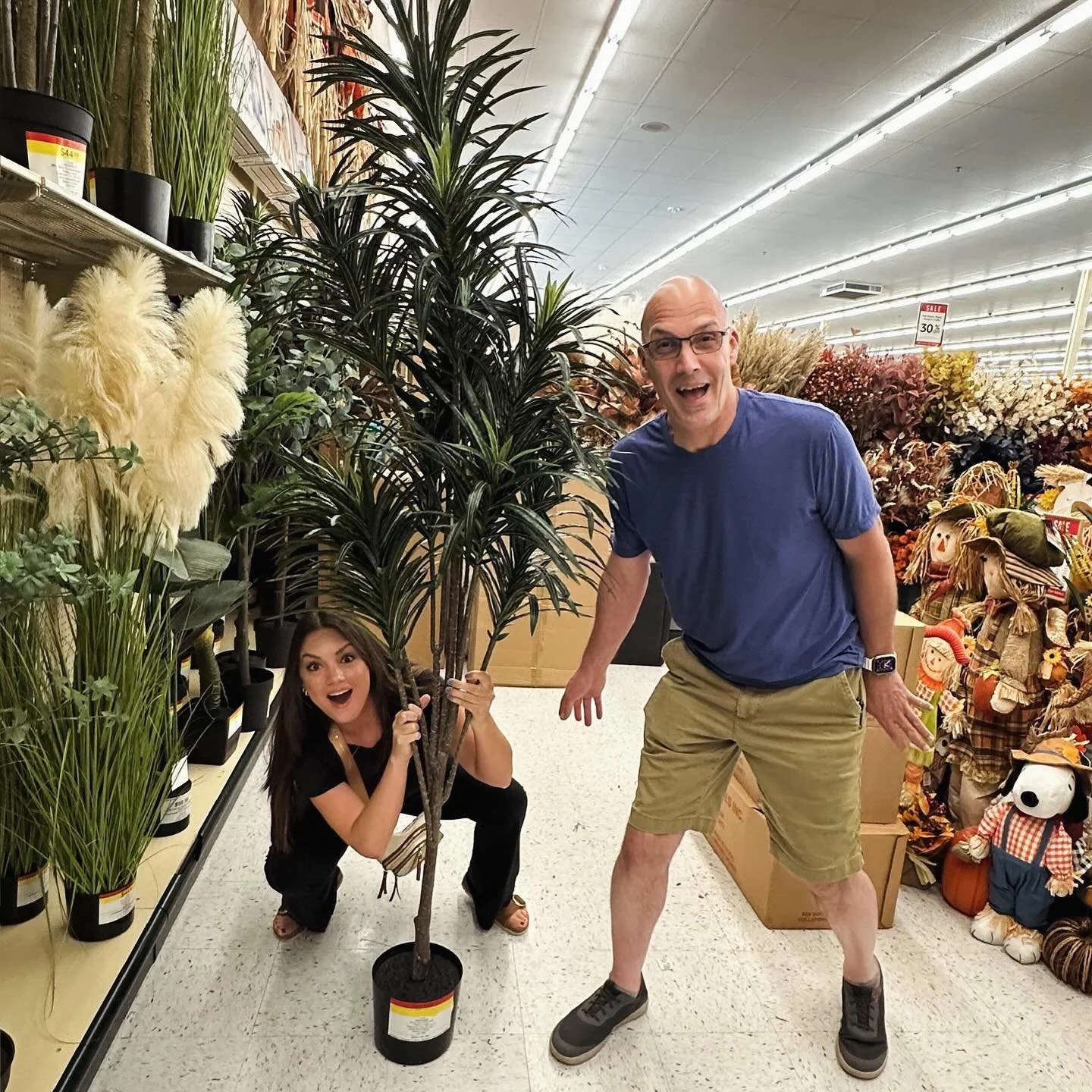 At @hobbylobby shopping for some tropical stage decor for my &ldquo;Out of the Blue&rdquo; EP release show tomorrow night at @3rdandlindsley! I have my dad in from Ohio helping us out! ALL of the reserved tables are sold out as of this morning, BUT t
