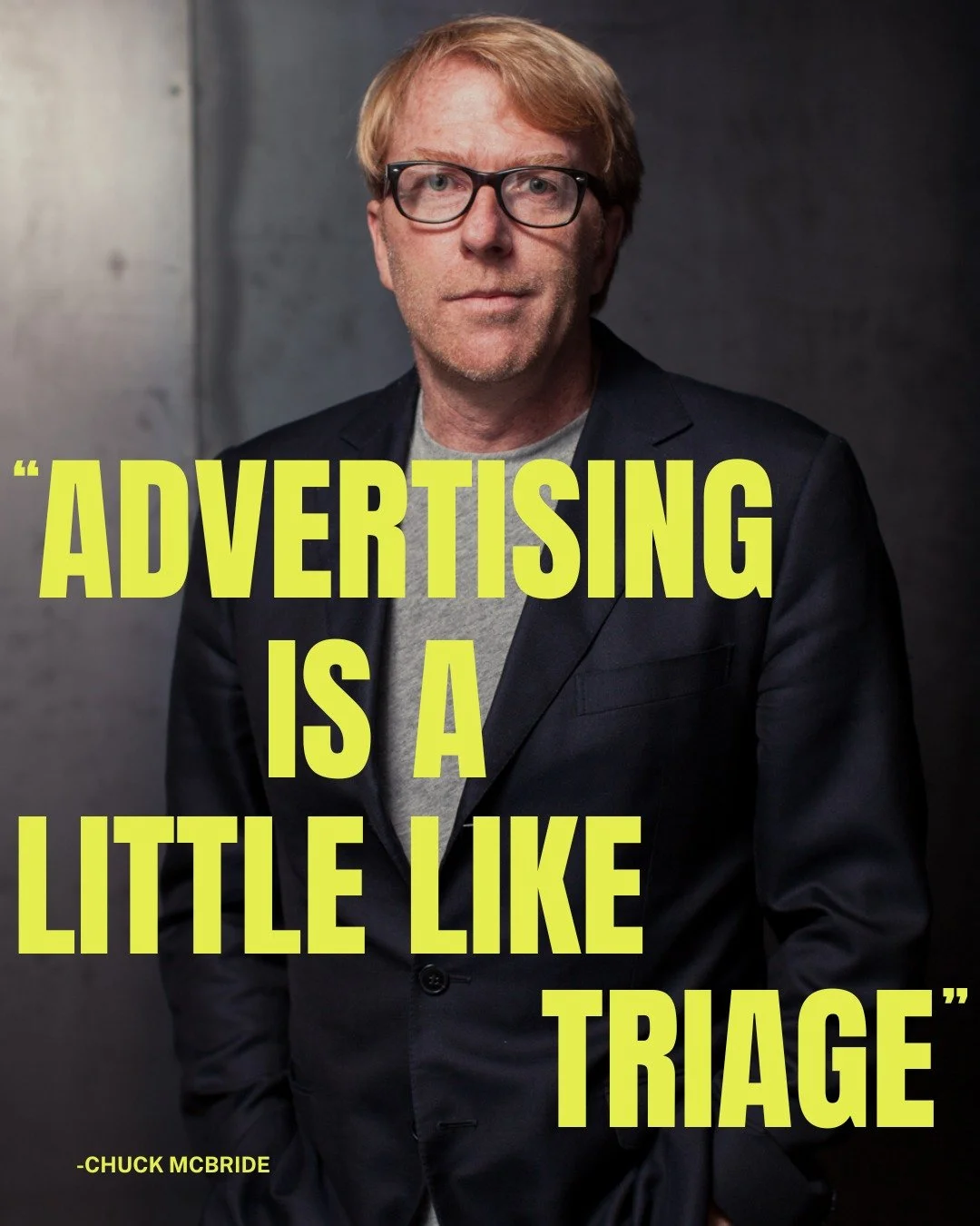 What does it take to lead a creative team and stay close to the work?

In @lbbonline&rsquo;s &quot;Bossing It&quot; series, our founder + CCO Chuck McBride reflects on his path, from launching iconic campaigns to building a culture of possibility at 