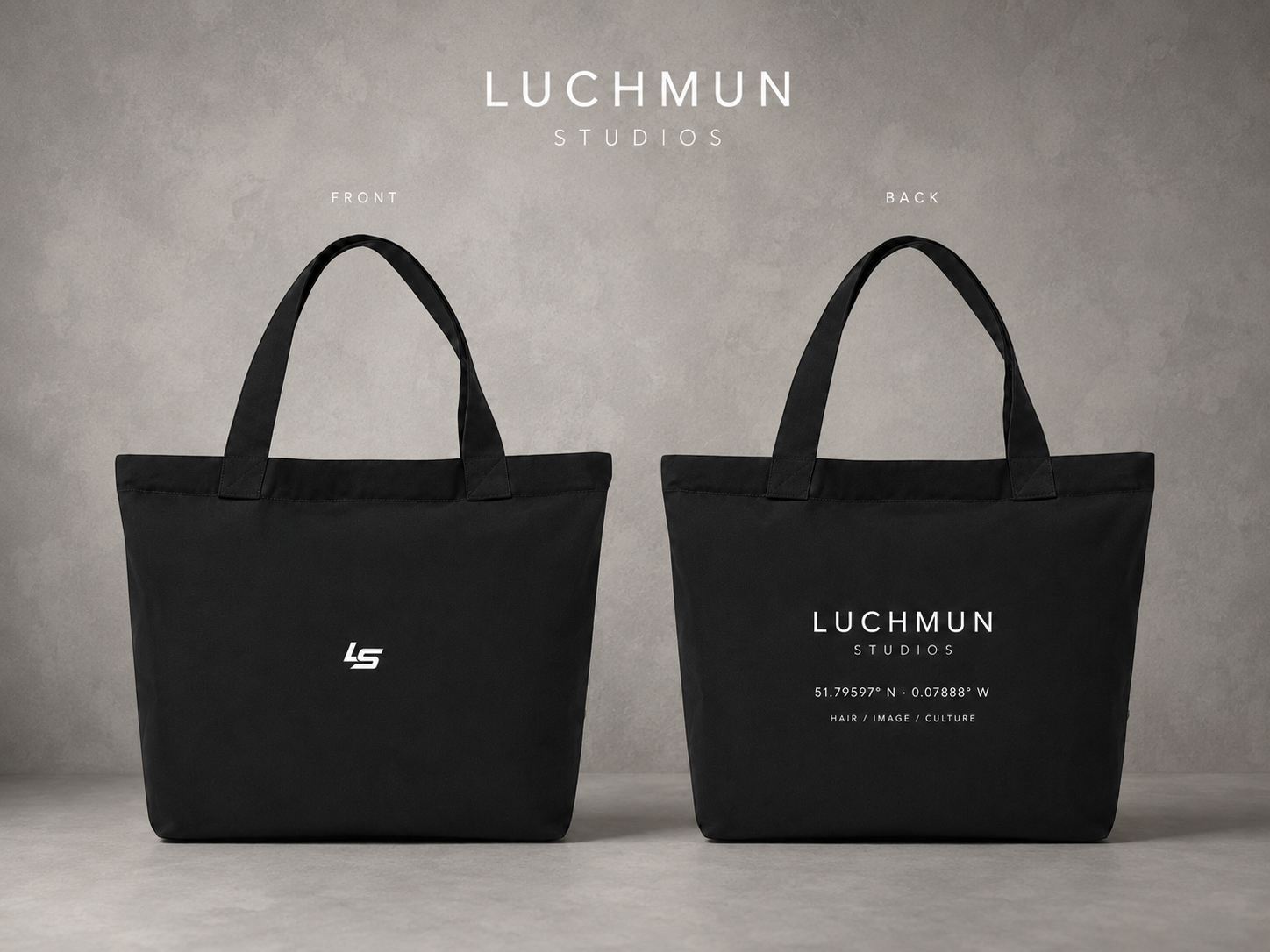 Luchmun Studios - Tote Bag Black