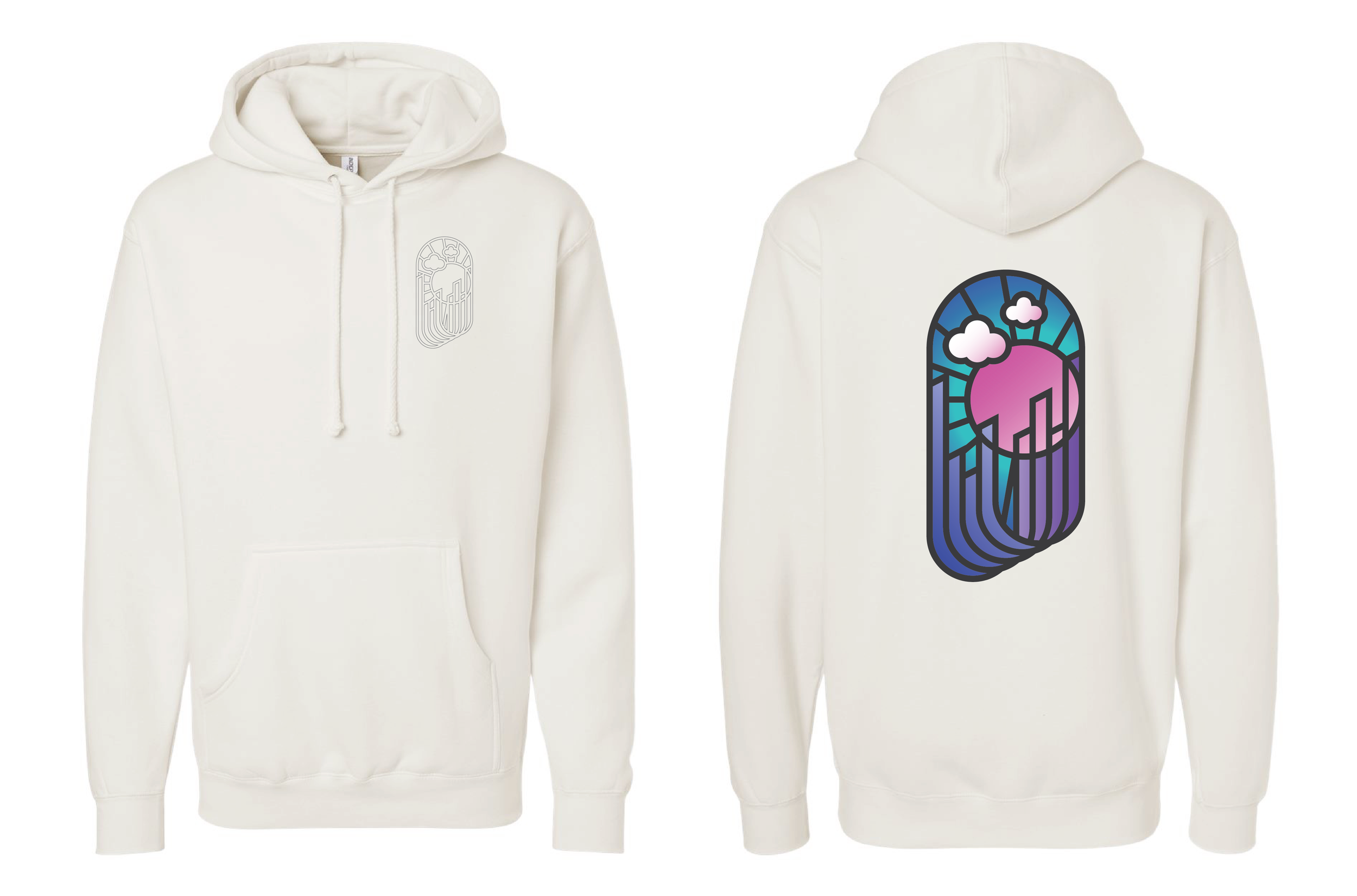 Off White Logo Hoodie