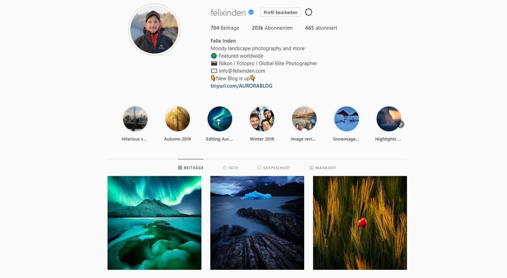 Instagram As A Landscape Photographer, Landscape Photography Instagram