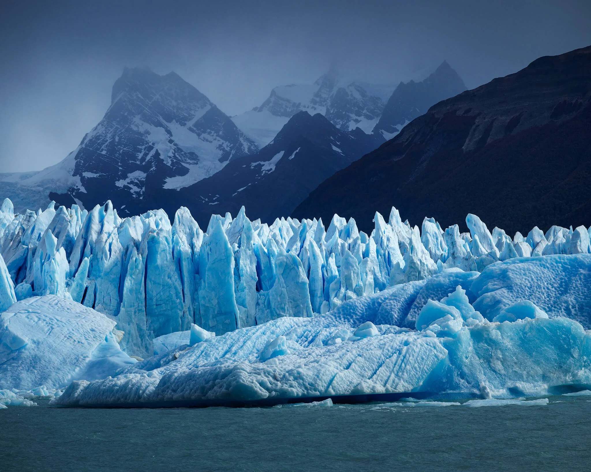 Perito Moreno glacier shot at 120mm from a moving boat in Patagonia Argentina by Felix Inden