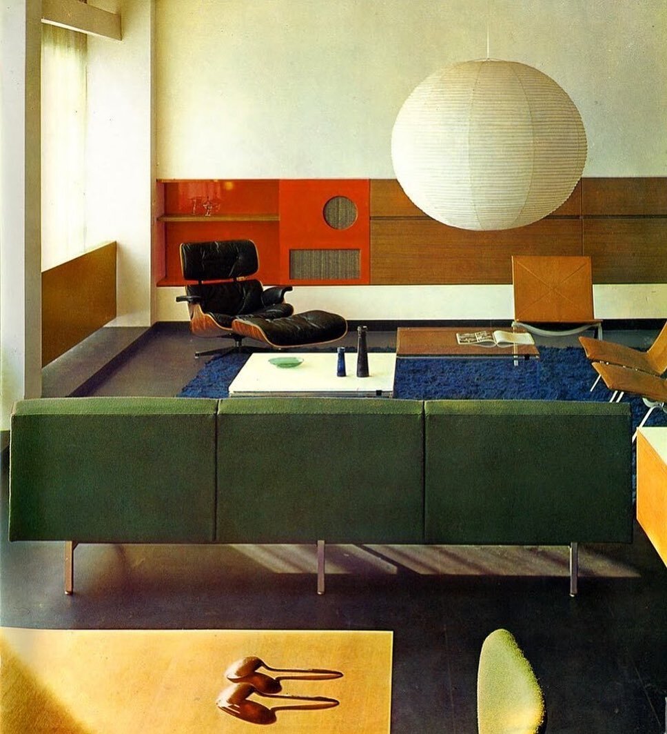 Paris apartment by Jean Ginsburg &amp; Andre Monpoix, 1961