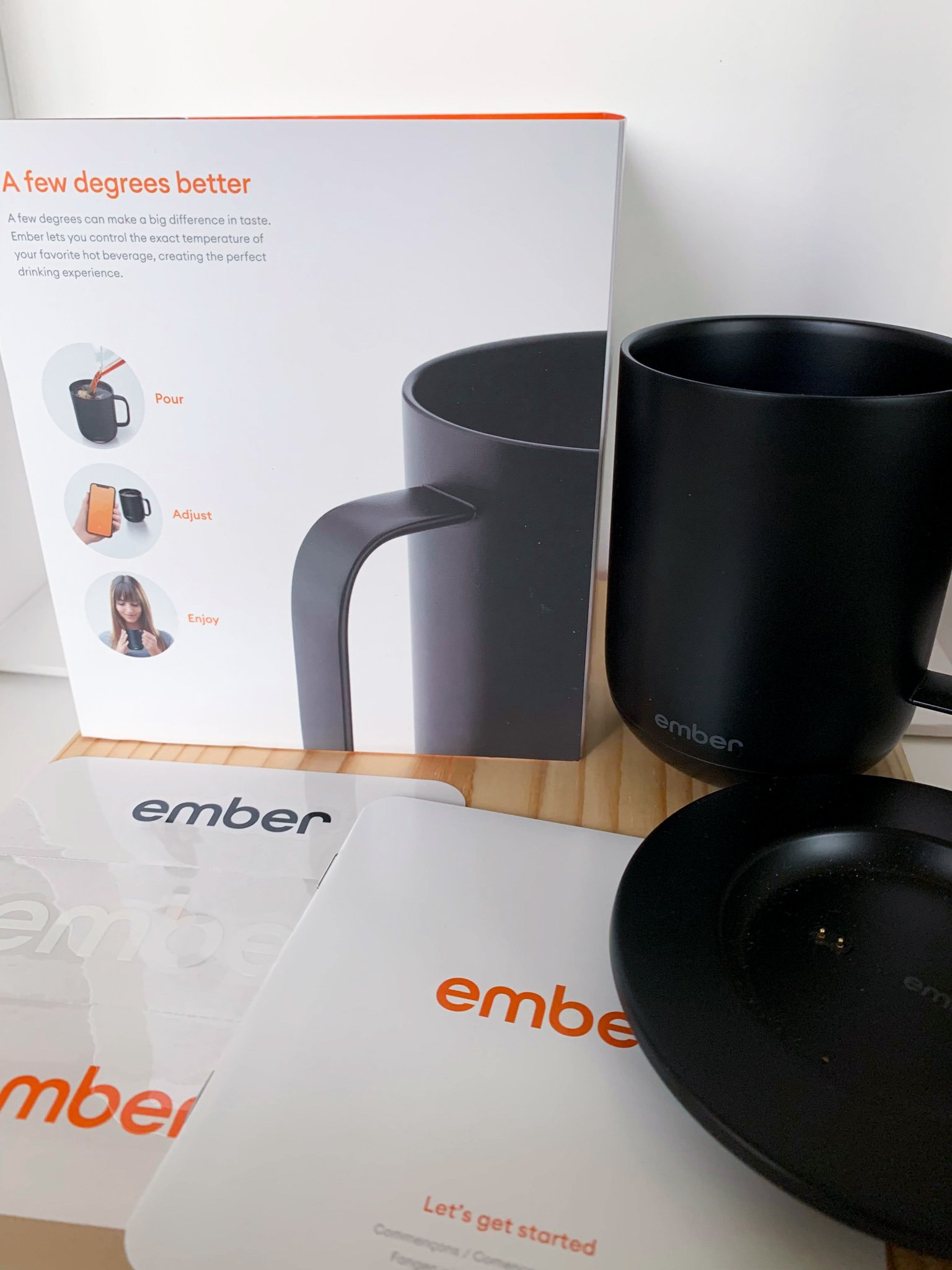 The Ember Travel Mug can keep your drink at the perfect